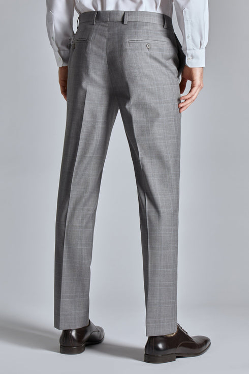INDUST-Suits-GREY SOFT CHECK TROUSER- Ted Baker Romania